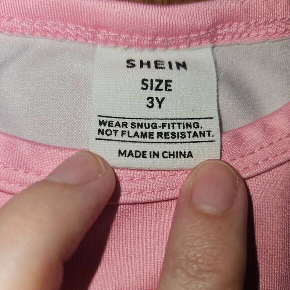 6 for $25🎃 Shein Pink Kitty Short Sleeve and Shorts Pajamas Set Toddler Size 3T - Picture 2 of 4